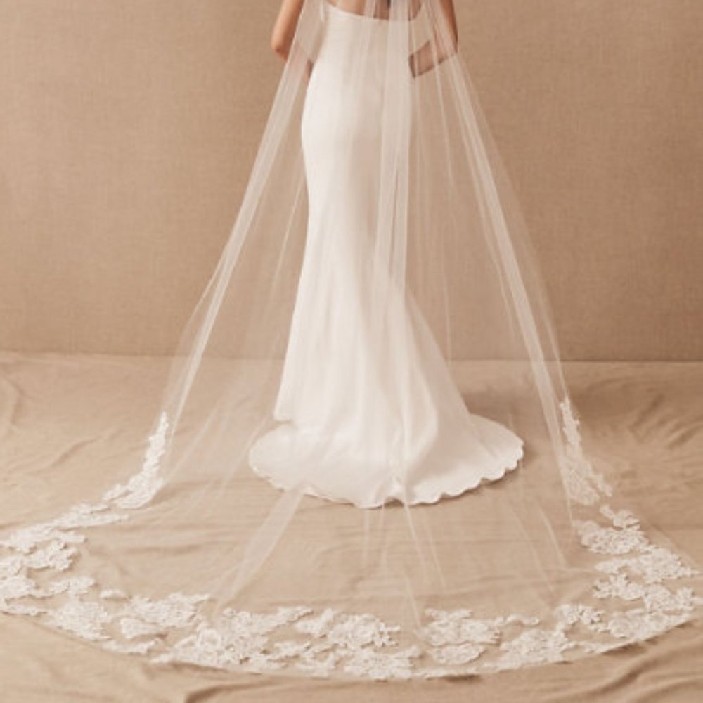 BHLDN Amsale Noni Cathedral Veil